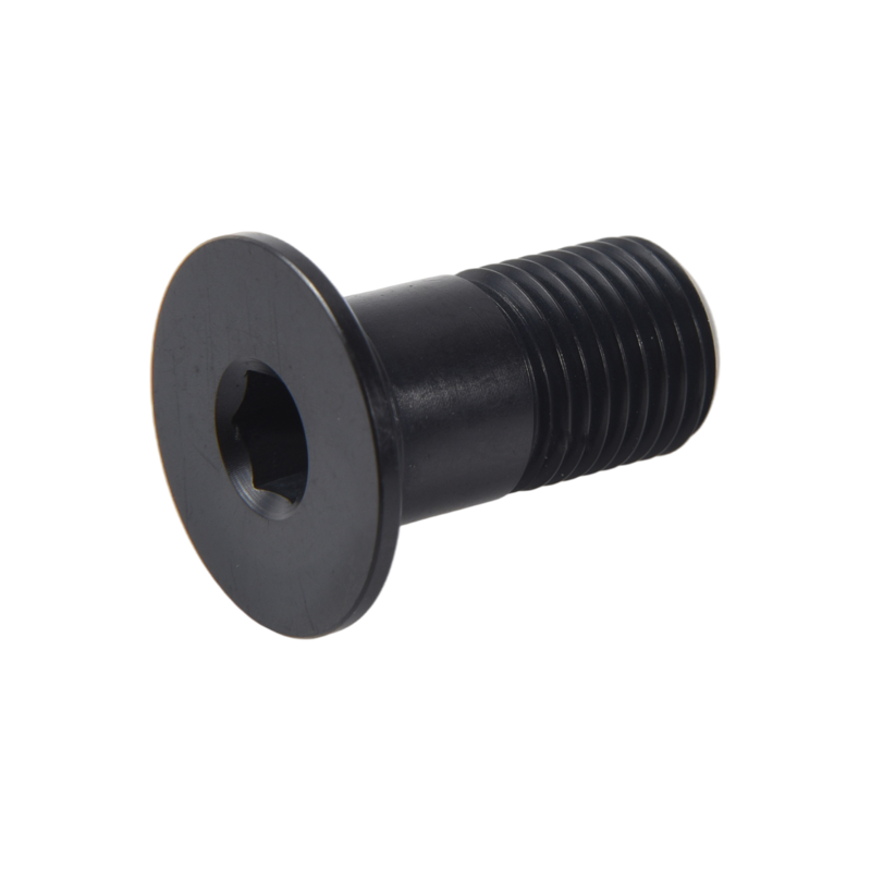 High precision steel end fitting with black oxide
