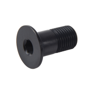 High precision steel end fitting with black oxide