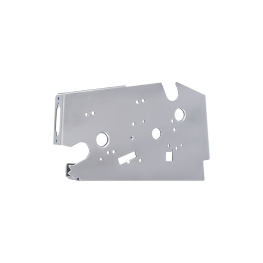 Steel bracket with zinc plated surface finish