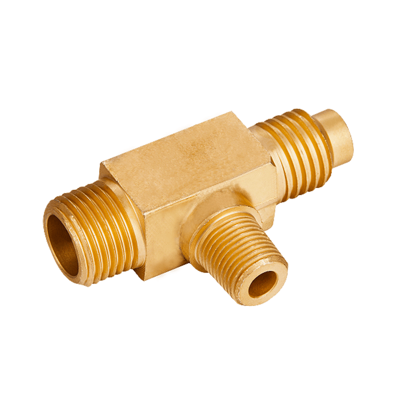 Brass Forged Machining Parts Hydraulic Valve Threaded Pipe Fittings